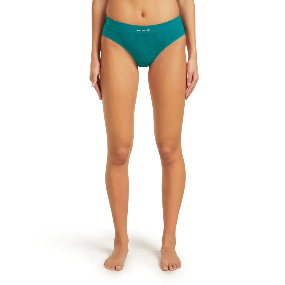 Icebreaker Merino Blend Rib Lotus Hipster panties
