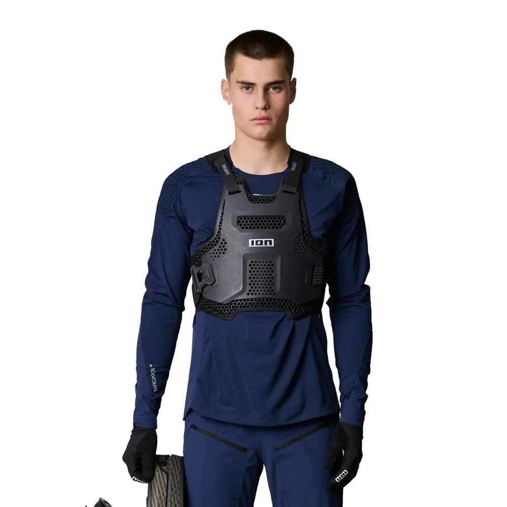 ION Gridxkn scrub select long sleeve enduro jersey