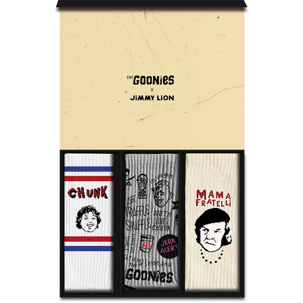 Jimmy lion Athletic Goonies crew socks 3 pairs