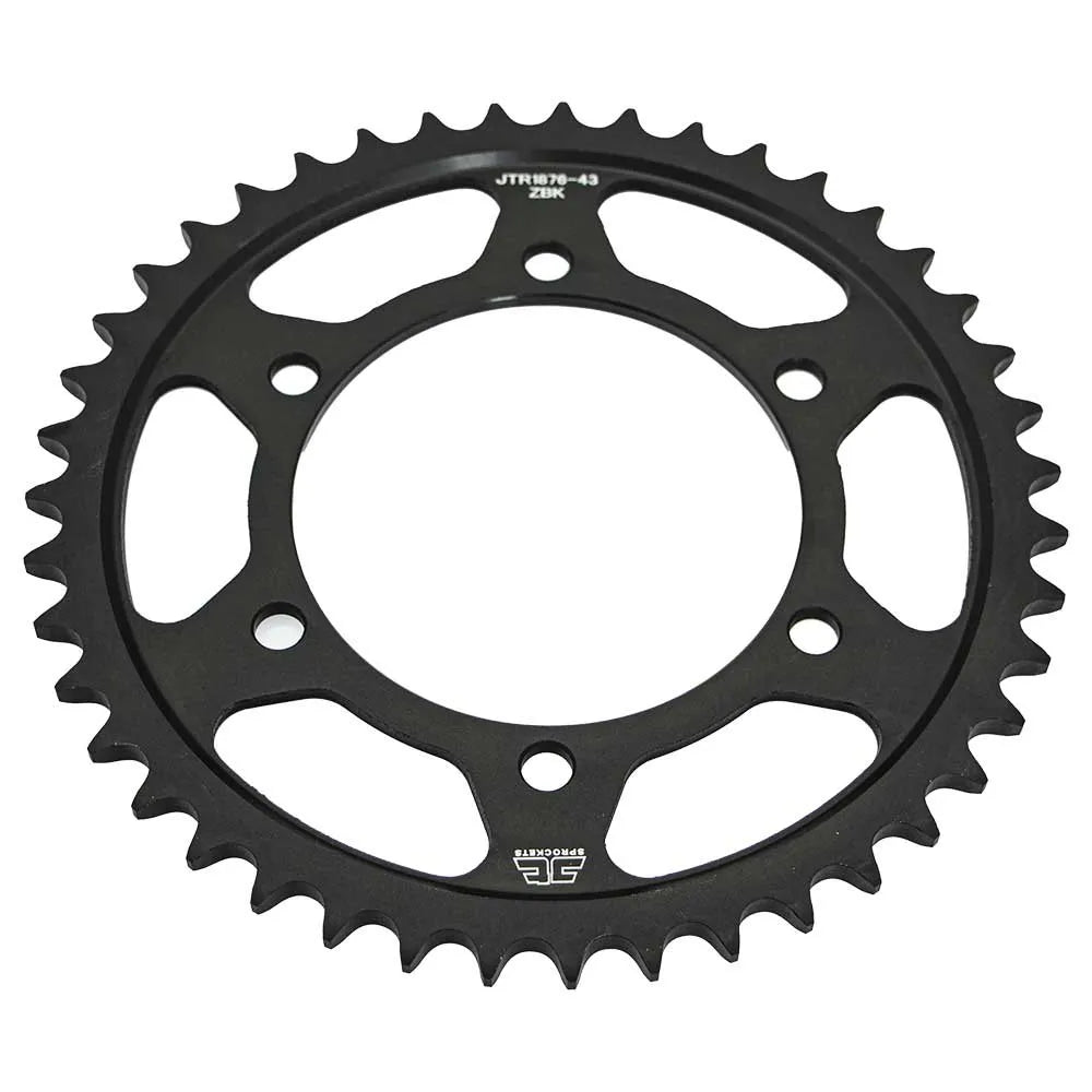 Jt sprockets 525 JTR1876.43ZBK Steel rear sprocket