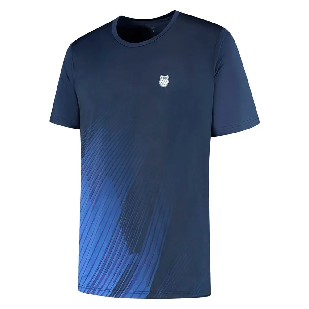K-Swiss Hypercourt Print Crew 6 short sleeve T-shirt