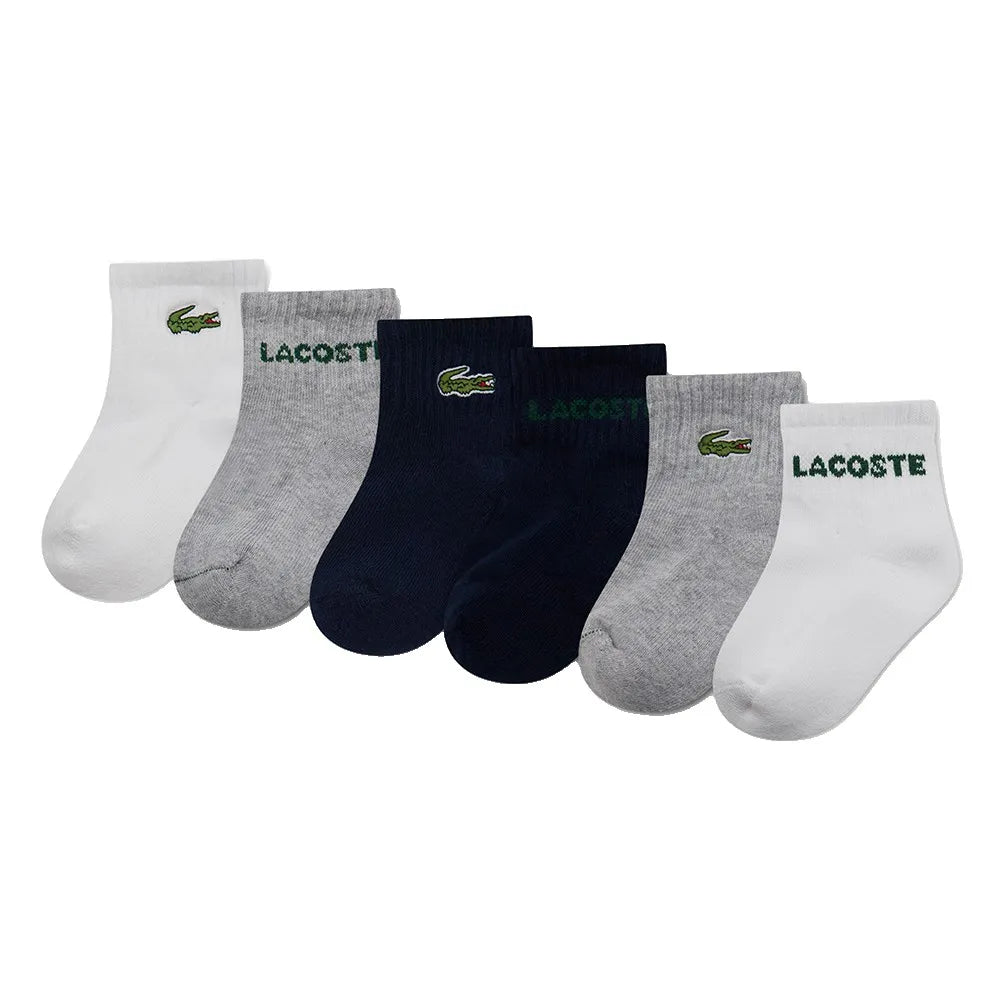 Lacoste kids N46552 socks 6 pairs