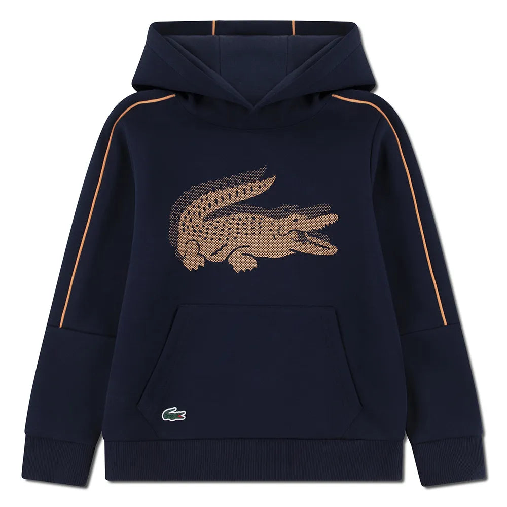 Lacoste kids Spacer Knit Sport hoodie