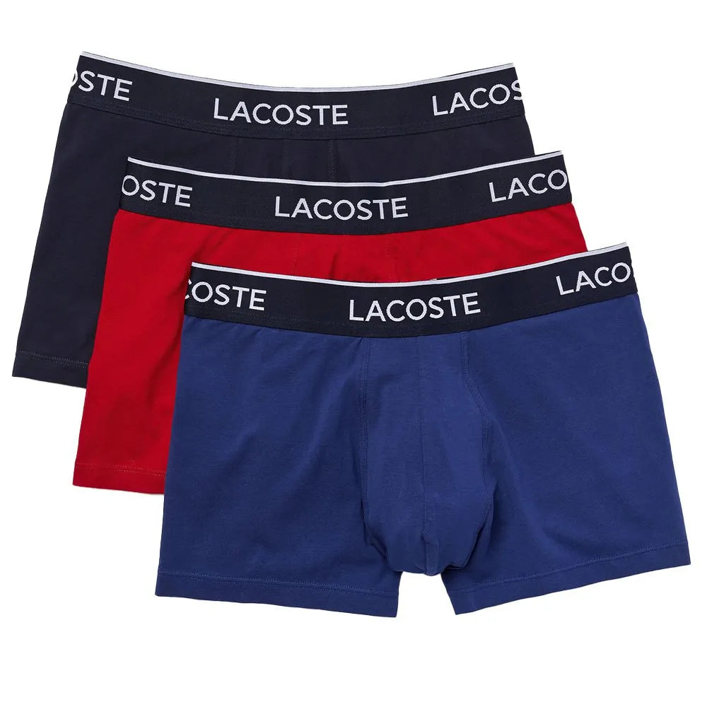 Lacoste Plain boxers 3 units