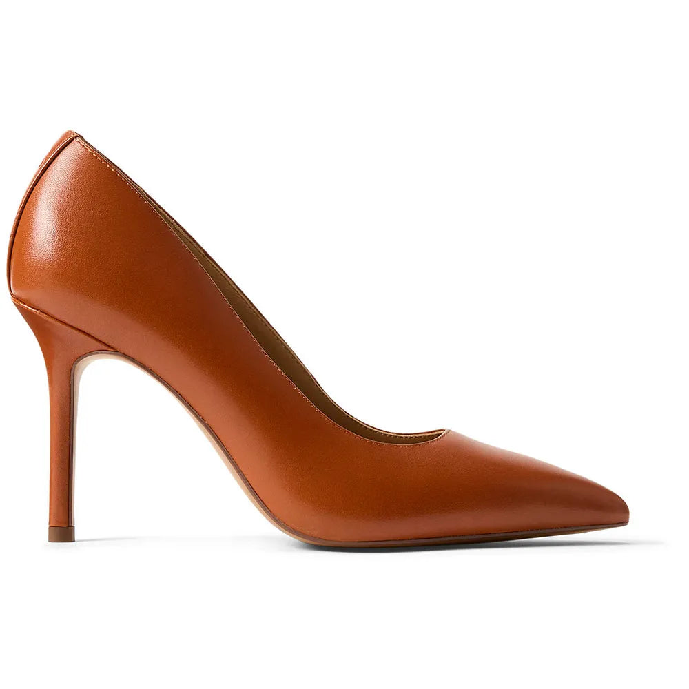Lauren Lindella II Leather heel shoes