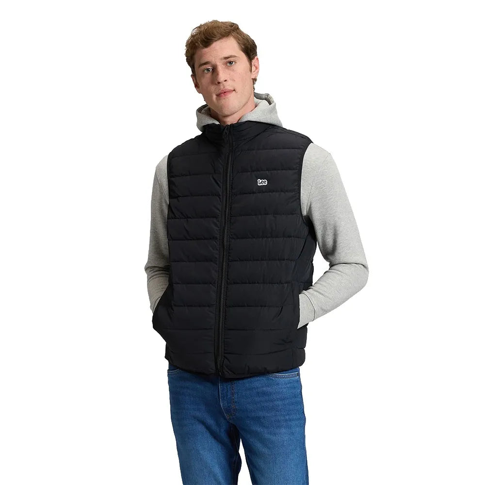 Lee Stand Collar Puffer Regular Fit vest