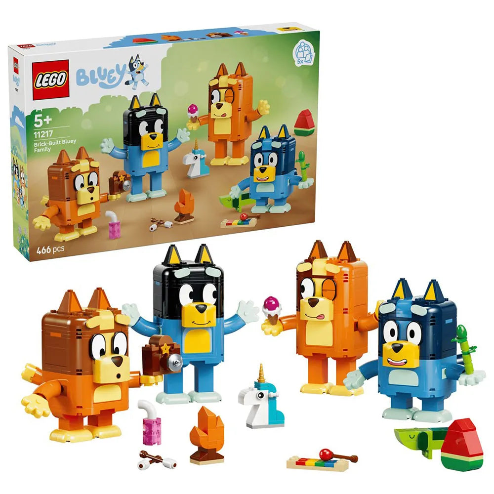 Lego Bluey´S Family To Build Construction Game 466 pieces