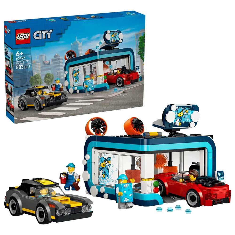 Lego Car Wash Tunnel Construction Game 583 pieces