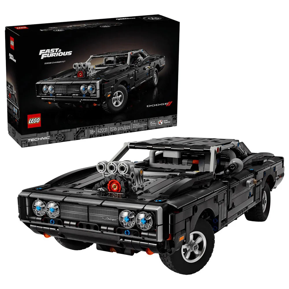 Lego Dodge Charger R/T Car From Fast And Furious Construction Game 1516 pieces