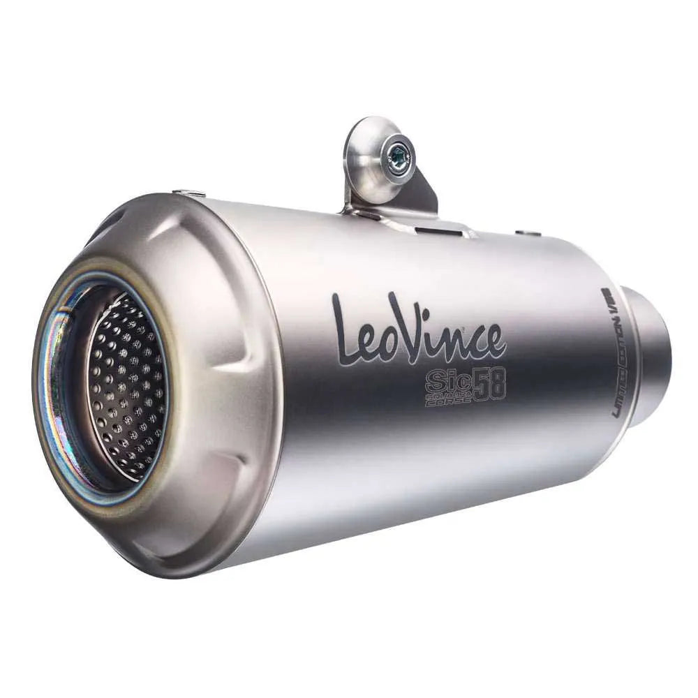 Leovince LV-10 Sic58 Limited Edition Honda 15207T58 Titanium Not Homologated Muffler