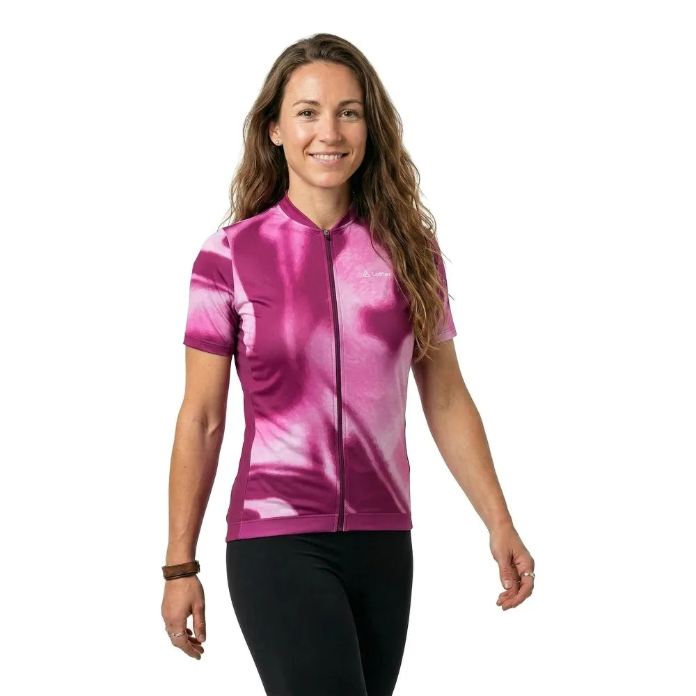 Loeffler PSY Mid Full Zip short sleeve jersey
