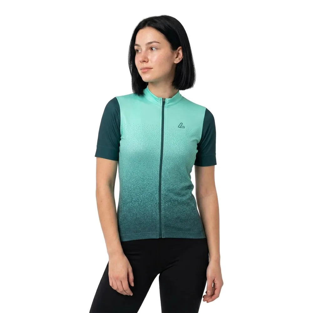 Loeffler Skys Storm Mid Full Zip short sleeve jersey