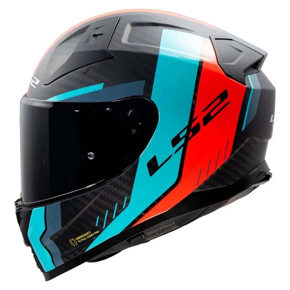 LS2 FF811 Vector II Carbon Grid full face helmet