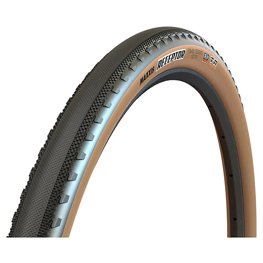 Maxxis Receptor EXO/TR/TanWall 120 TPI Tubeless 650B x 47 gravel tyre