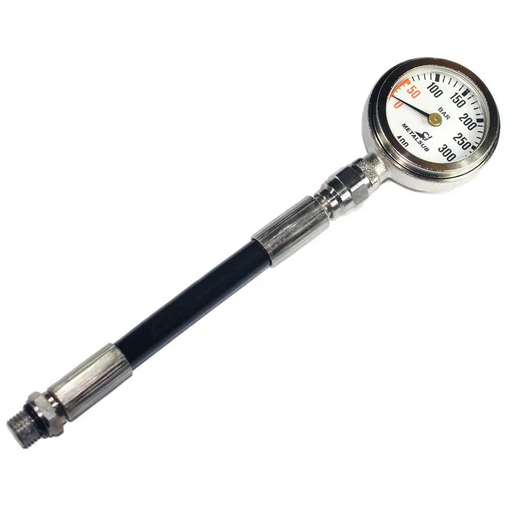 Metalsub Tech Tempered Glass With Hose pressure gauge