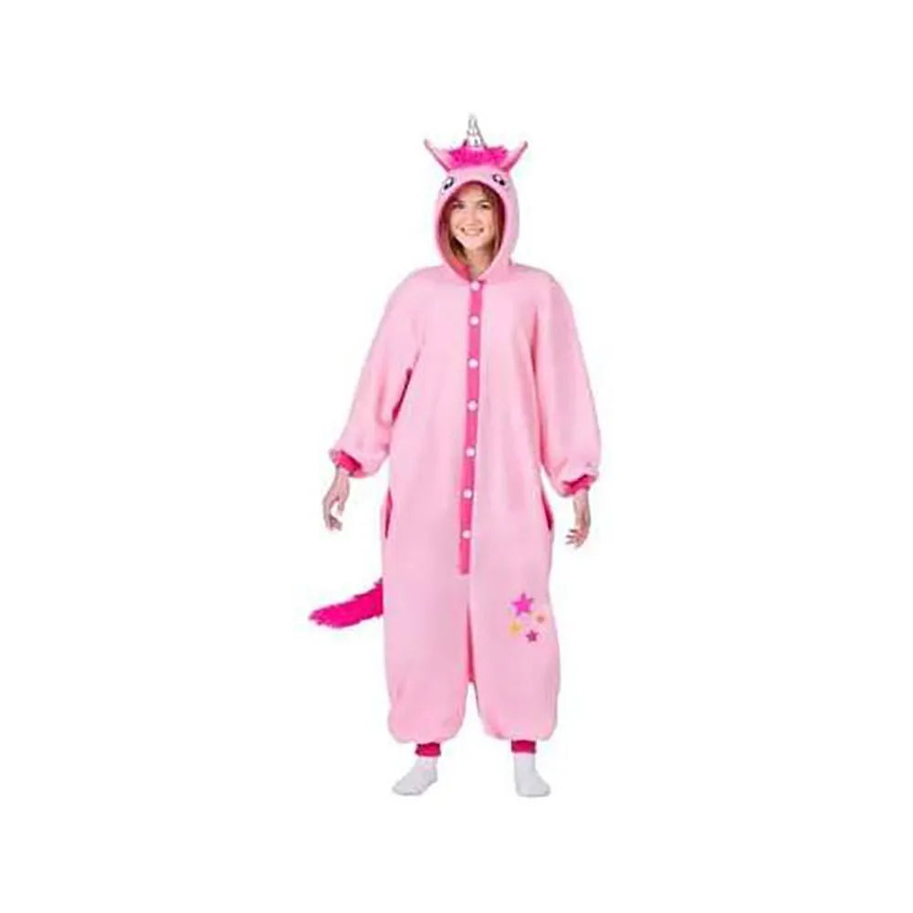 Mom Unicorn Kigurumi Costume With Hood And Tail Men