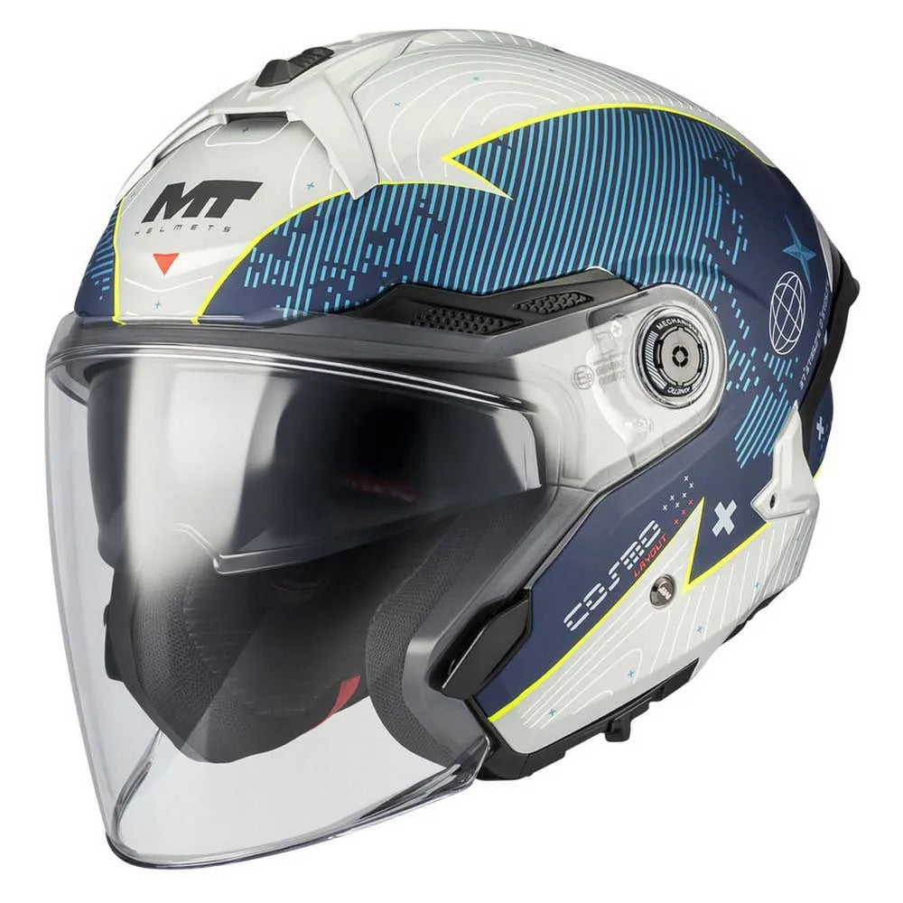 MT Helmets Cosmo SV Layout open face helmet