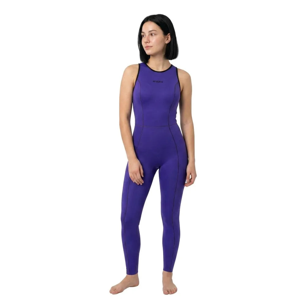 Mystic Lunar Jane 2 mm woman sleeveless back zip neoprene suit