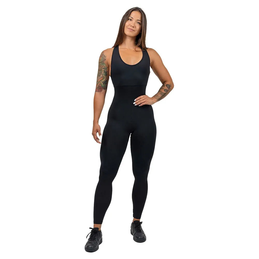 Nebbia One-Piece Workout Gym Rat jumpsuit