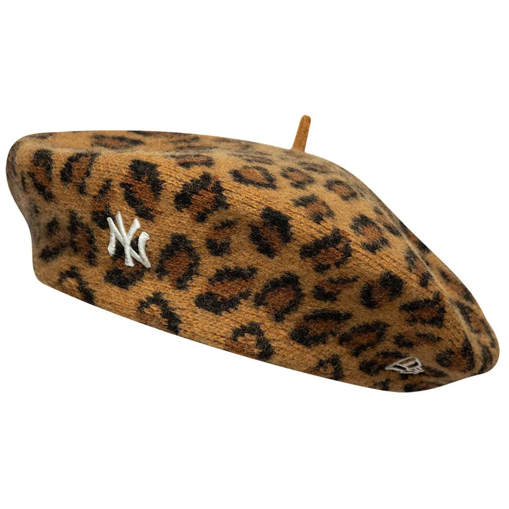 New era Leopard New York Yankees beret