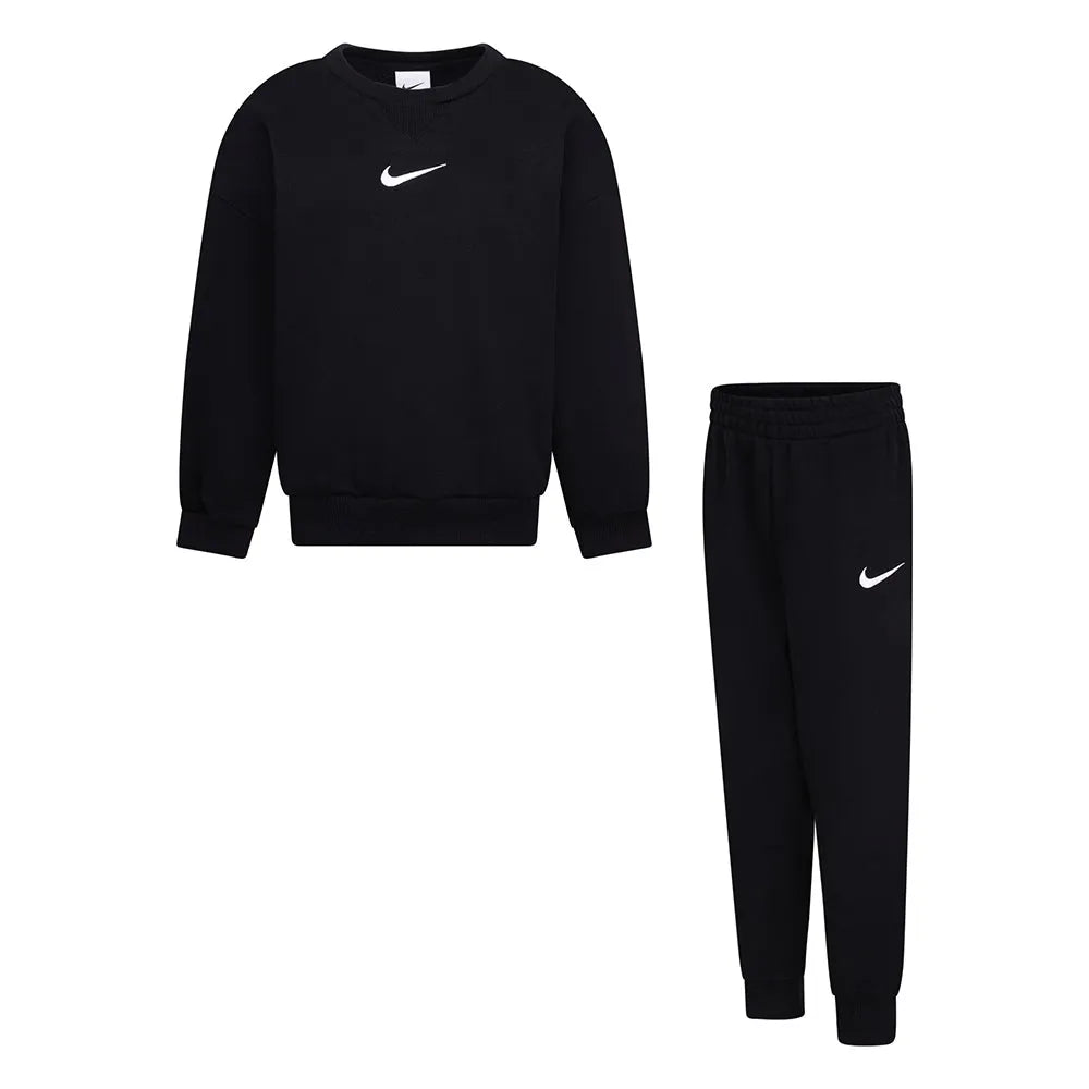 Nike Essential Fleece Crew long sleeve set