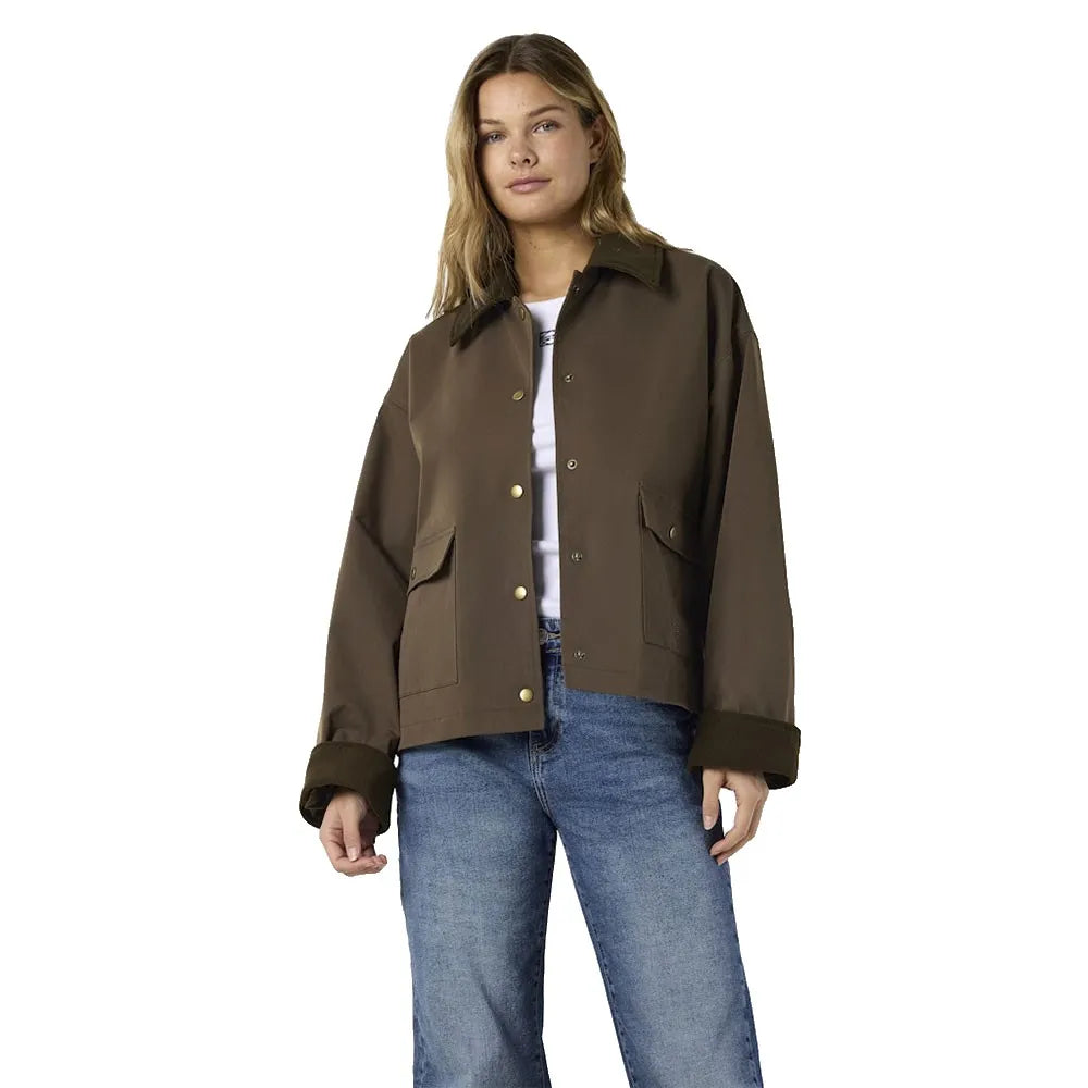 Noisy may Nora Corduroy Collar jacket