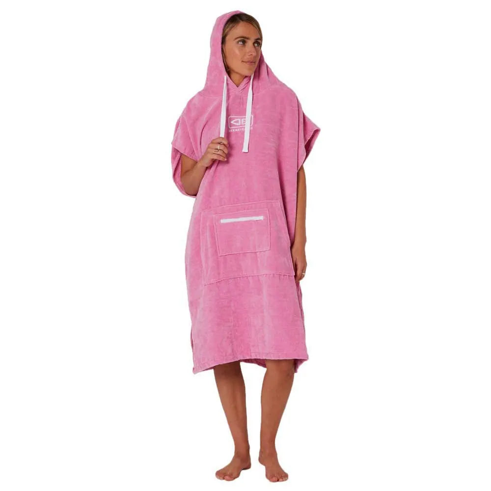 Ocean & earth Hooded poncho