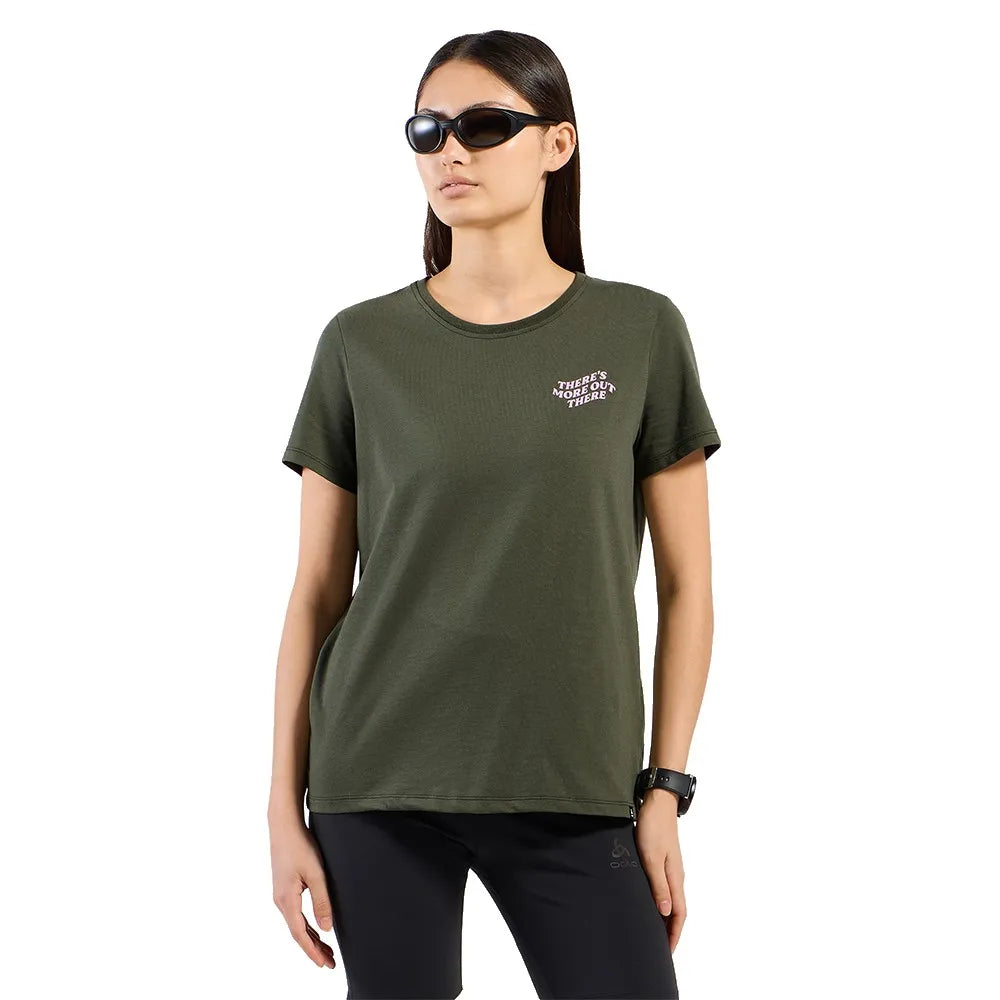 Odlo Cotton Blend There´s More Out There short sleeve T-shirt