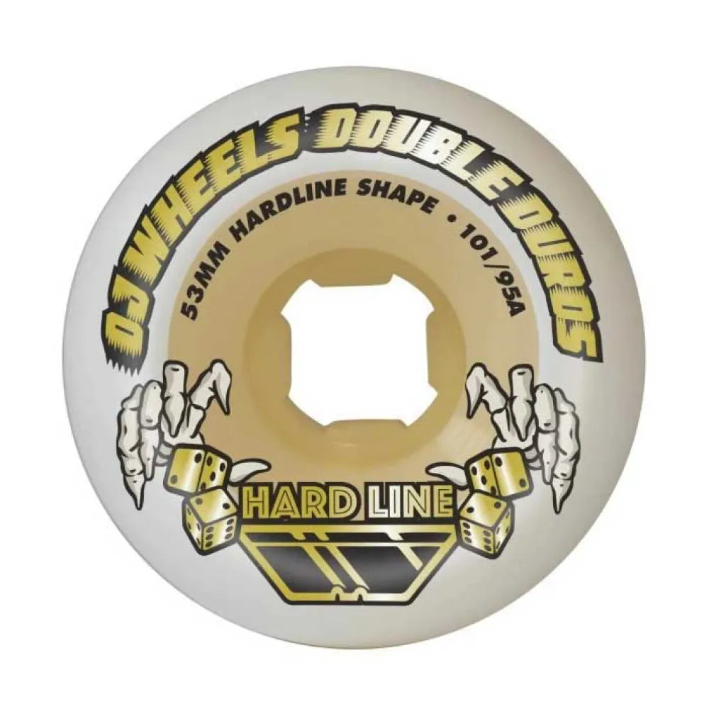 Ojs wheels 53mm double duro gum hardline 101a/95a Wheel