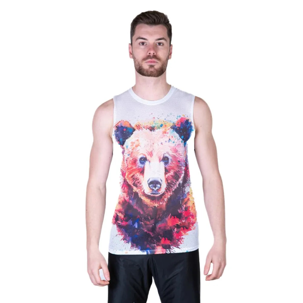 Otso Be Wild Bear sleeveless T-shirt