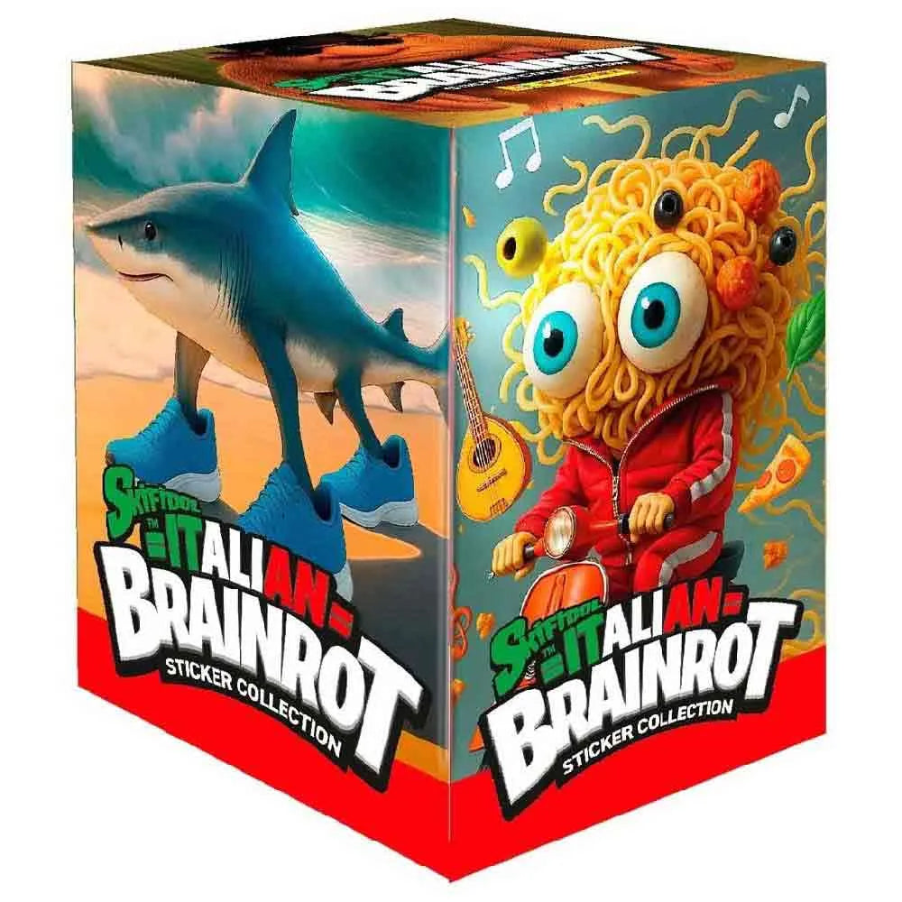 Panini Box of of Skifidol Brainrot Stickers spanish 36 Packs