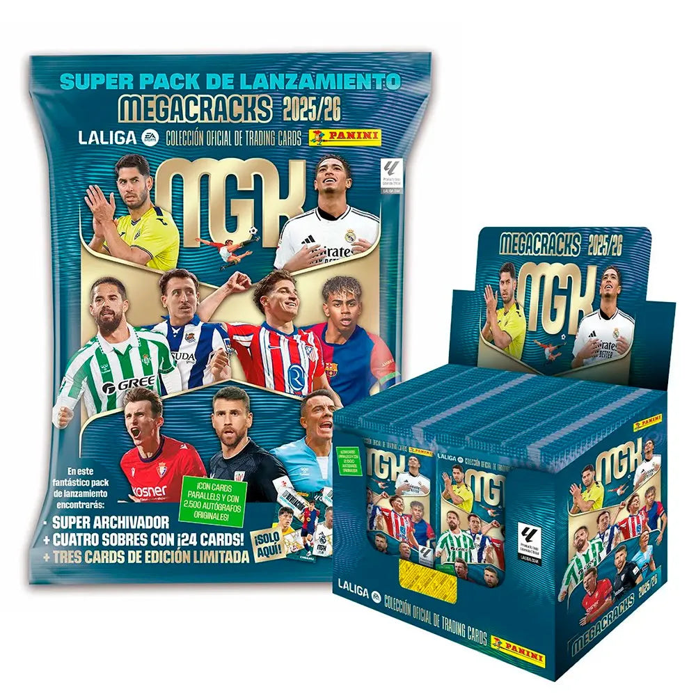Panini Case Of Megacracks 50 packs 25-26 spanish trading cards