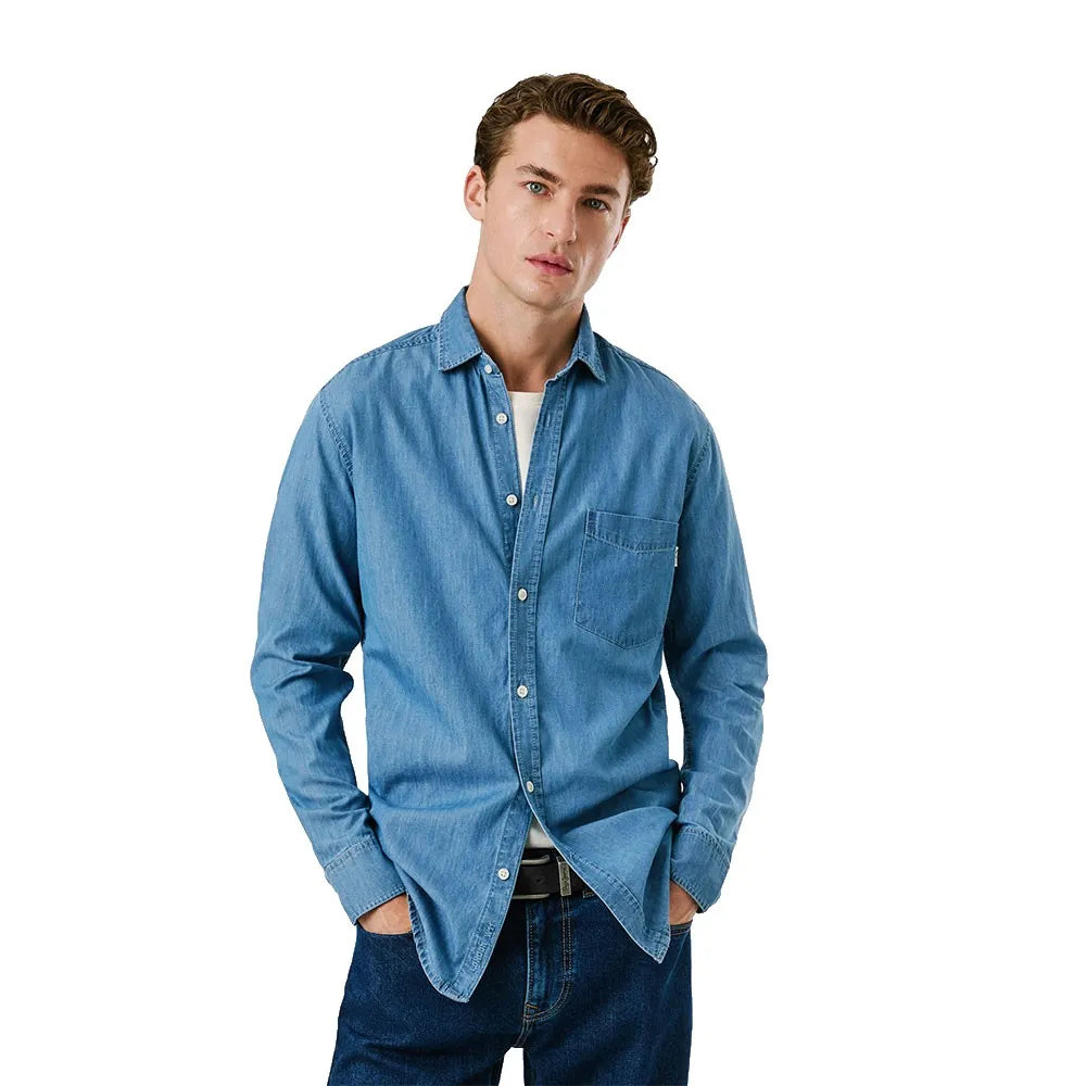 Pepe jeans Classic Denim Slim long sleeve shirt