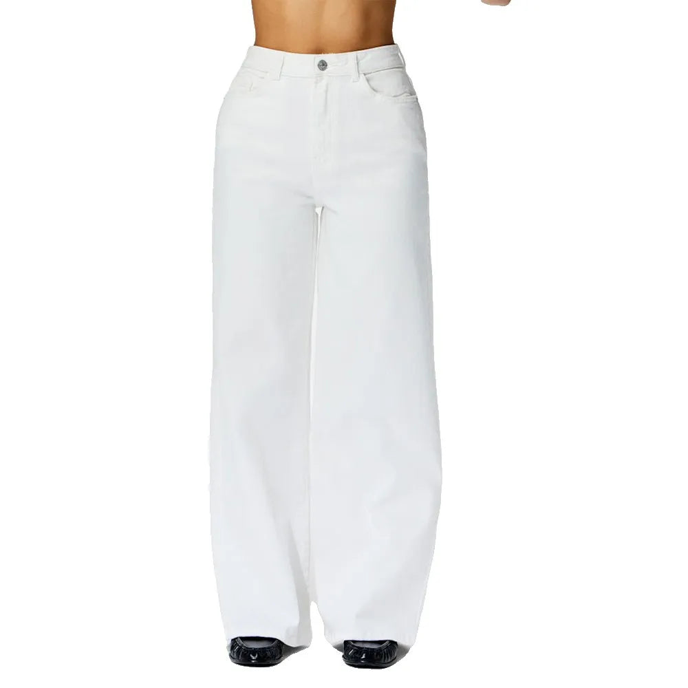 Pieces Selma Od Wide Leg high waist jeans