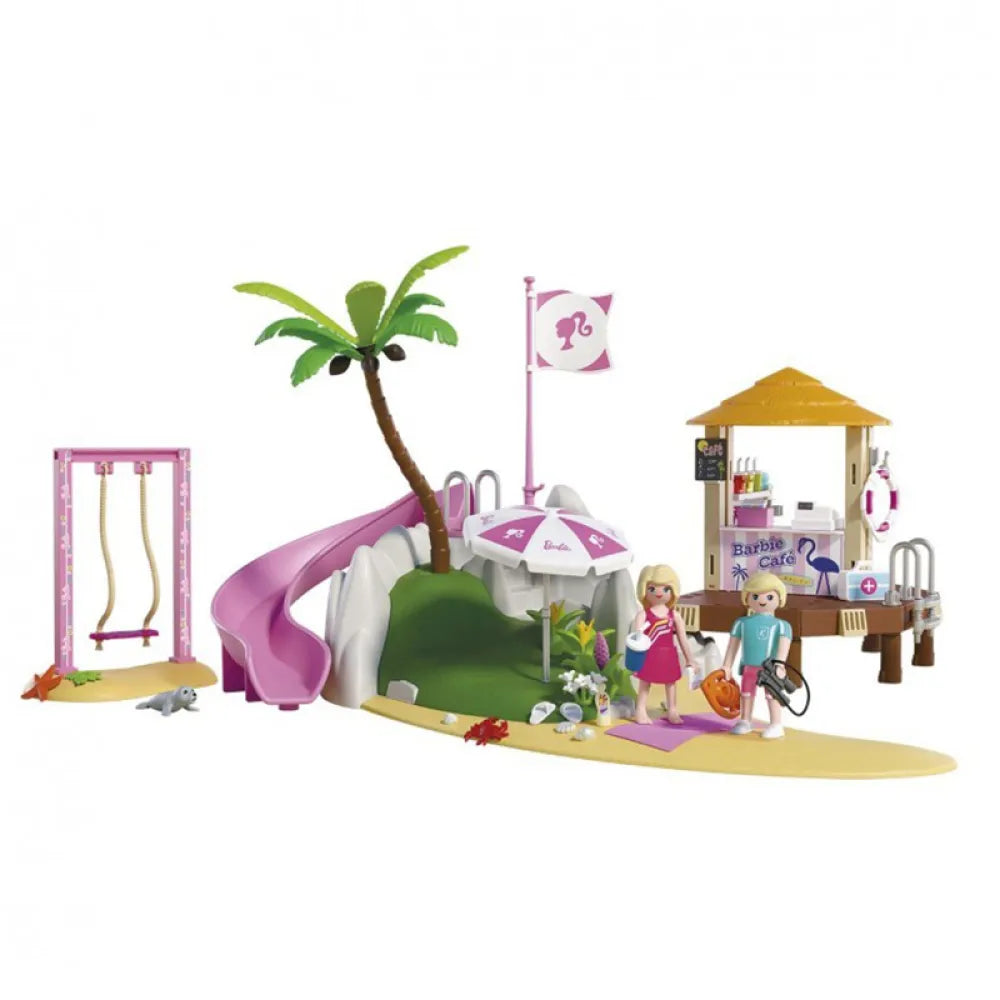 Playmobil X Barbie Beach Coffee Construction Game 136 pieces