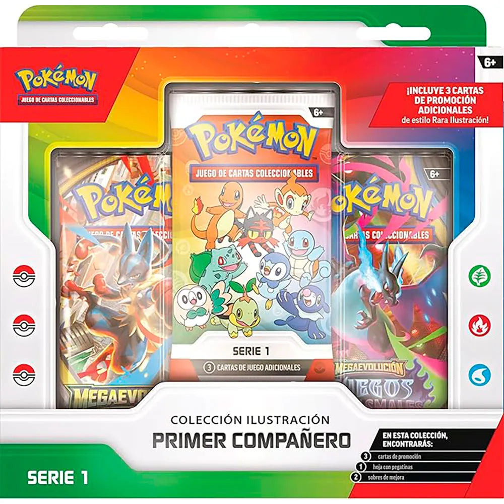 Pokemon trading card game First Partner Illustration Collection Series 1 Latin Spanish