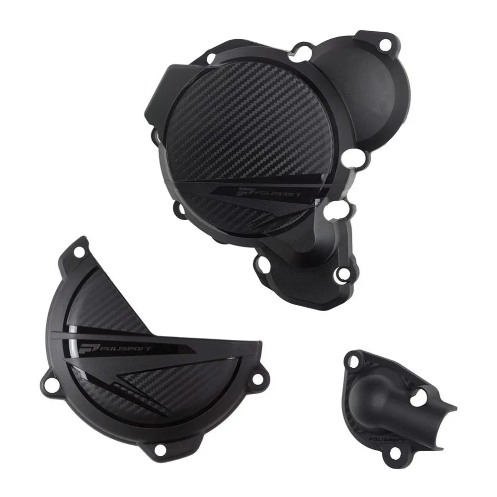 Polisport off road KTM EXC/XC-W 250/300 24/Husqvarna TE 250/300 24 Clutch&Ignition Cover Protector