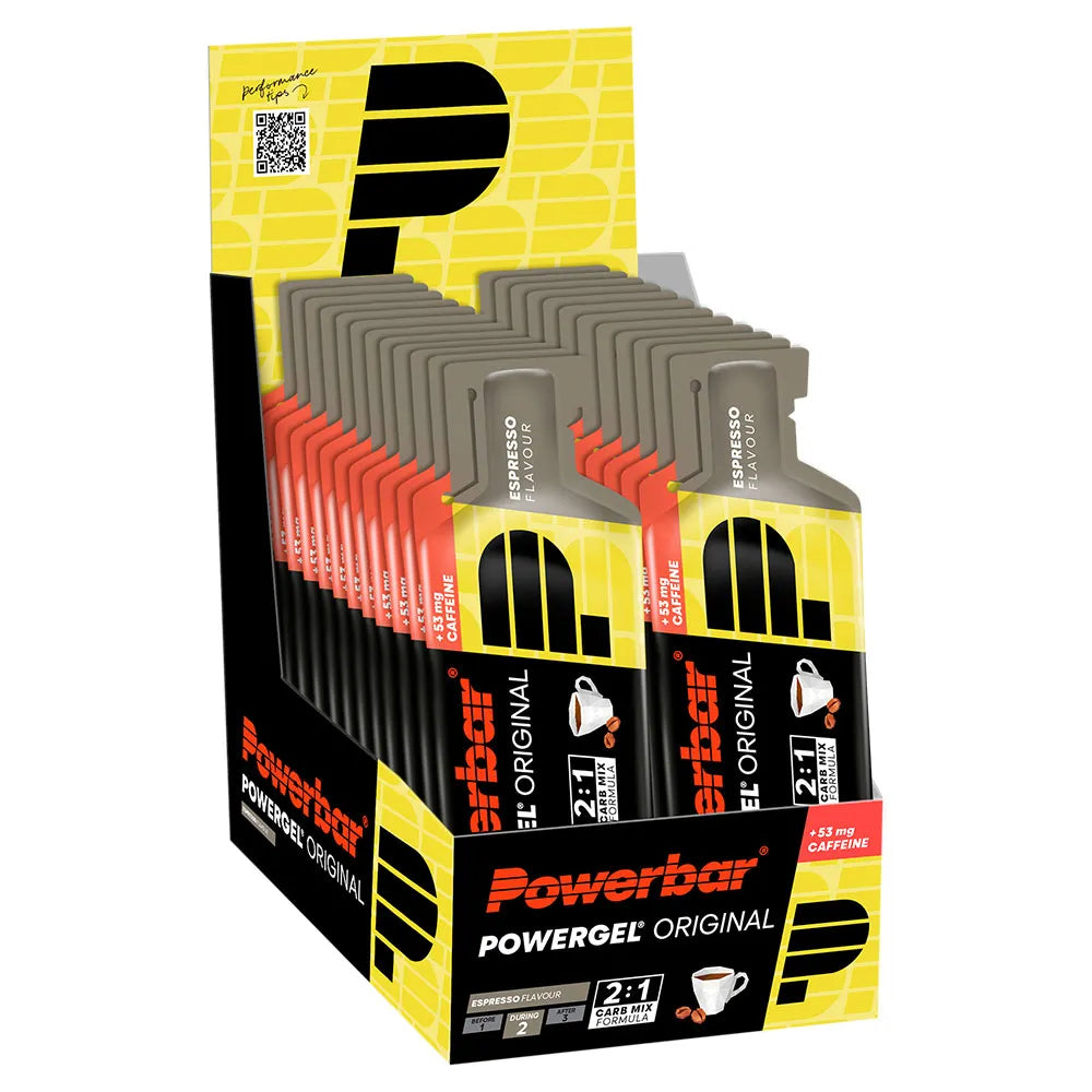 Powerbar Powergel energy gels box espresso 41g 24 units