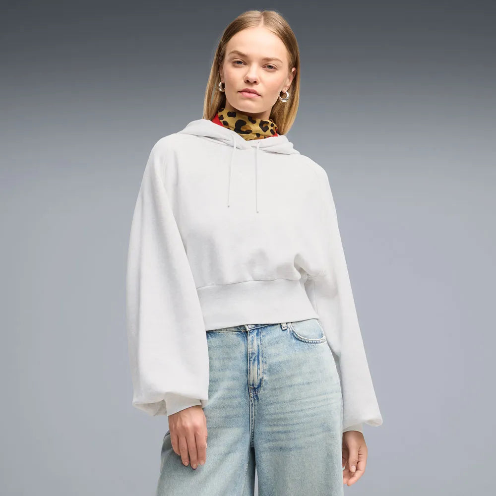 Puma Essential Cropped Balloon Sleeve hoodie