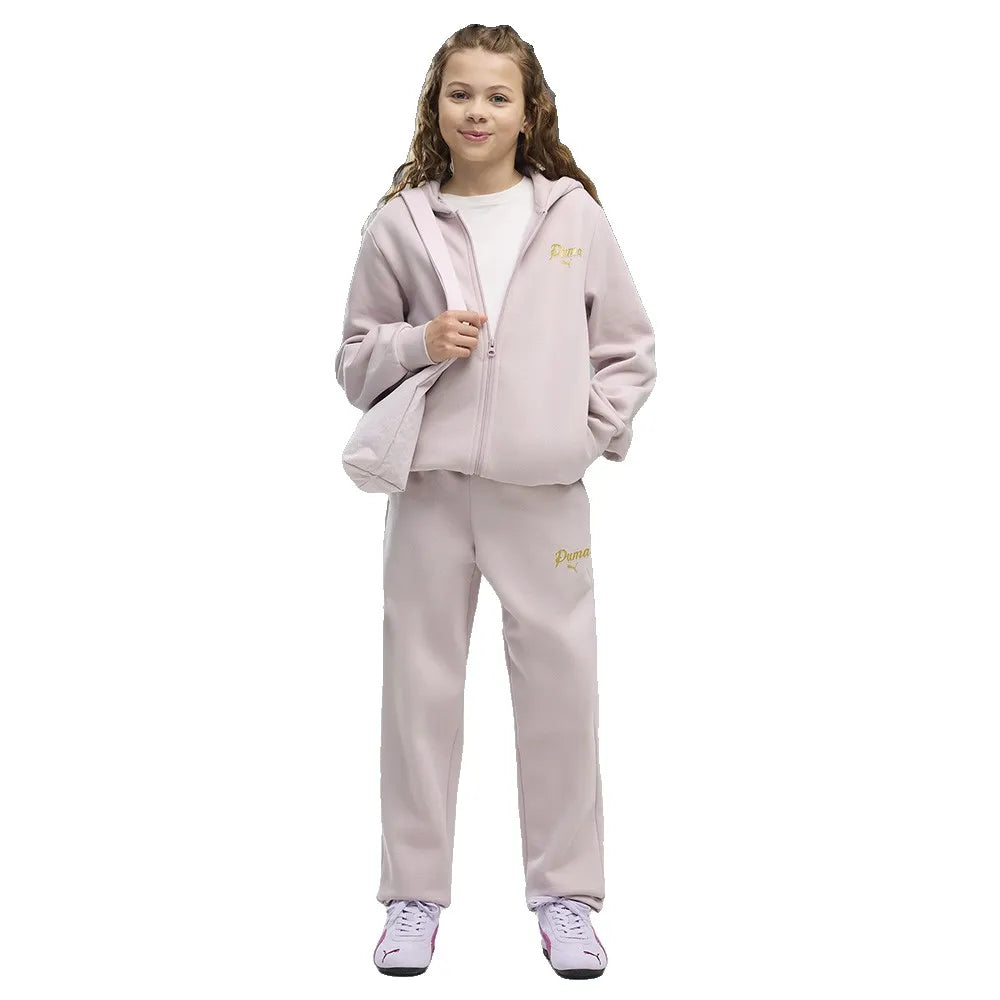 Puma Essential Script Glitter tracksuit
