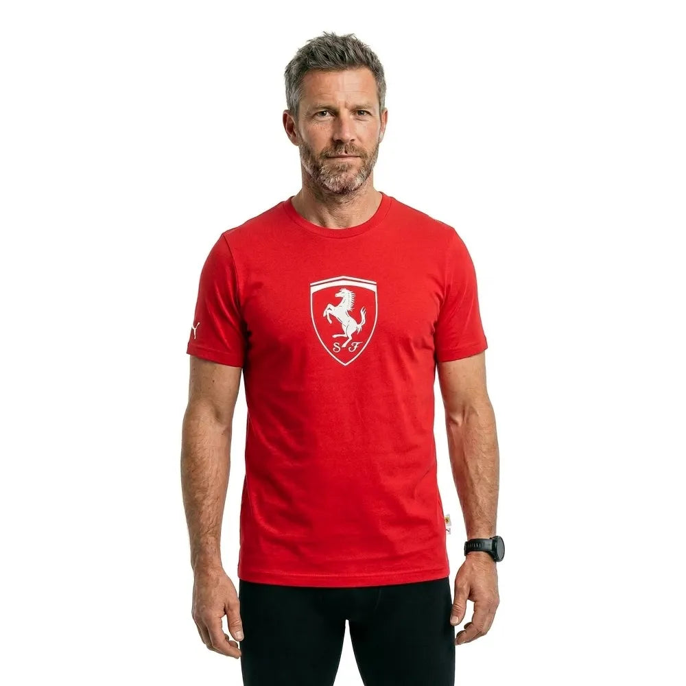 Puma Ferrari Sportswear Tonal Shield short sleeve T-shirt