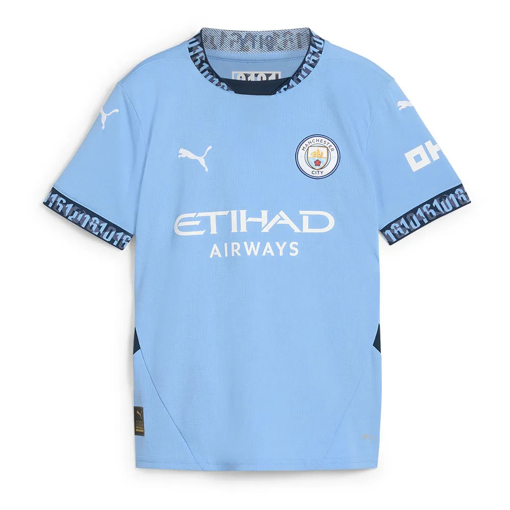 Puma Manchester City FC 24/25 home junior short sleeve T-shirt