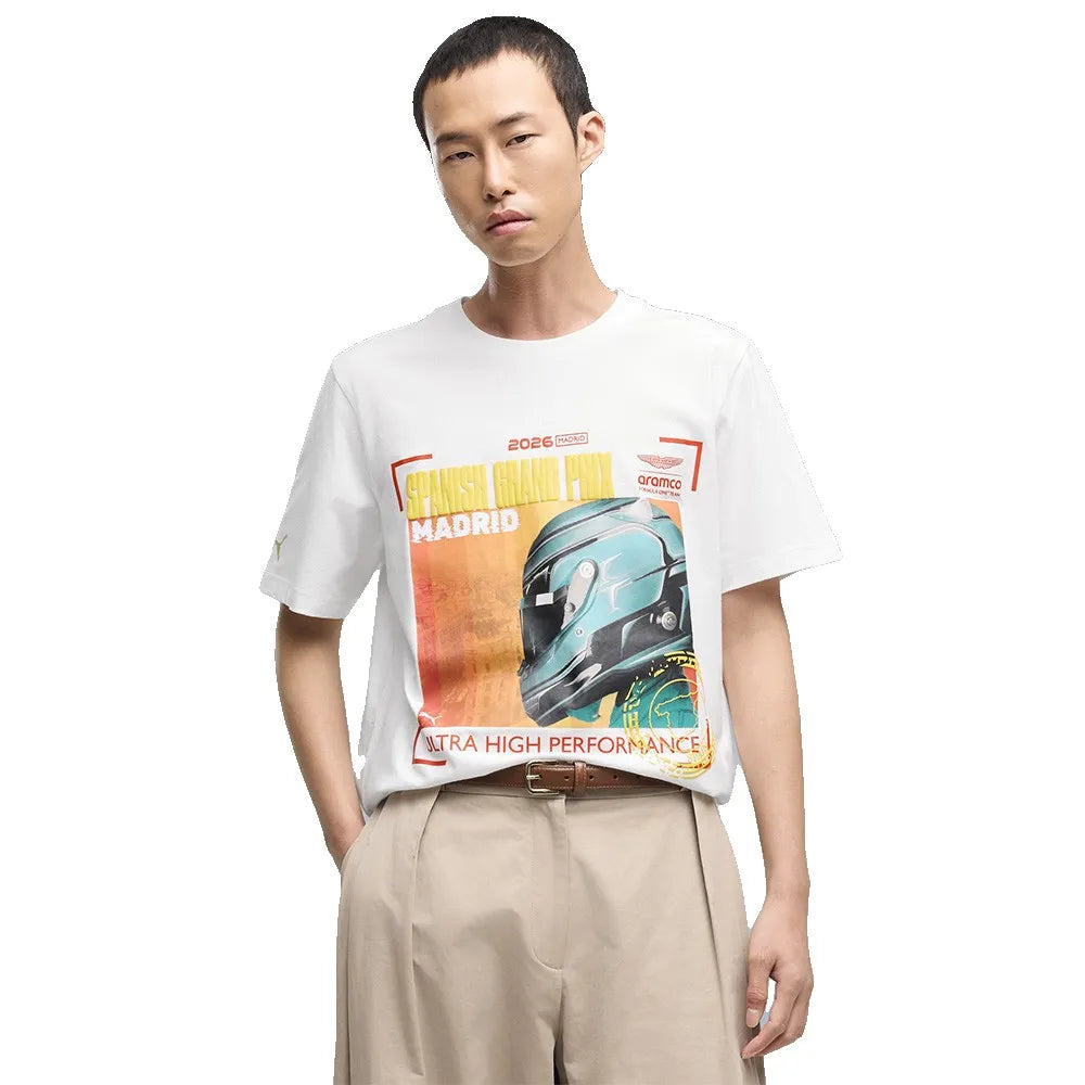 Puma X Aston Martin Aramco F1® Team Race Madrid short sleeve T-shirt