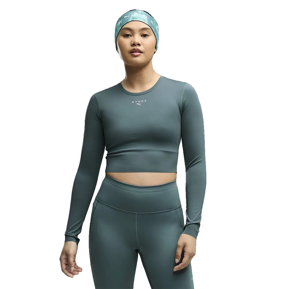 Puma X Hyrox Pwrmode Cropped long sleeve T-shirt