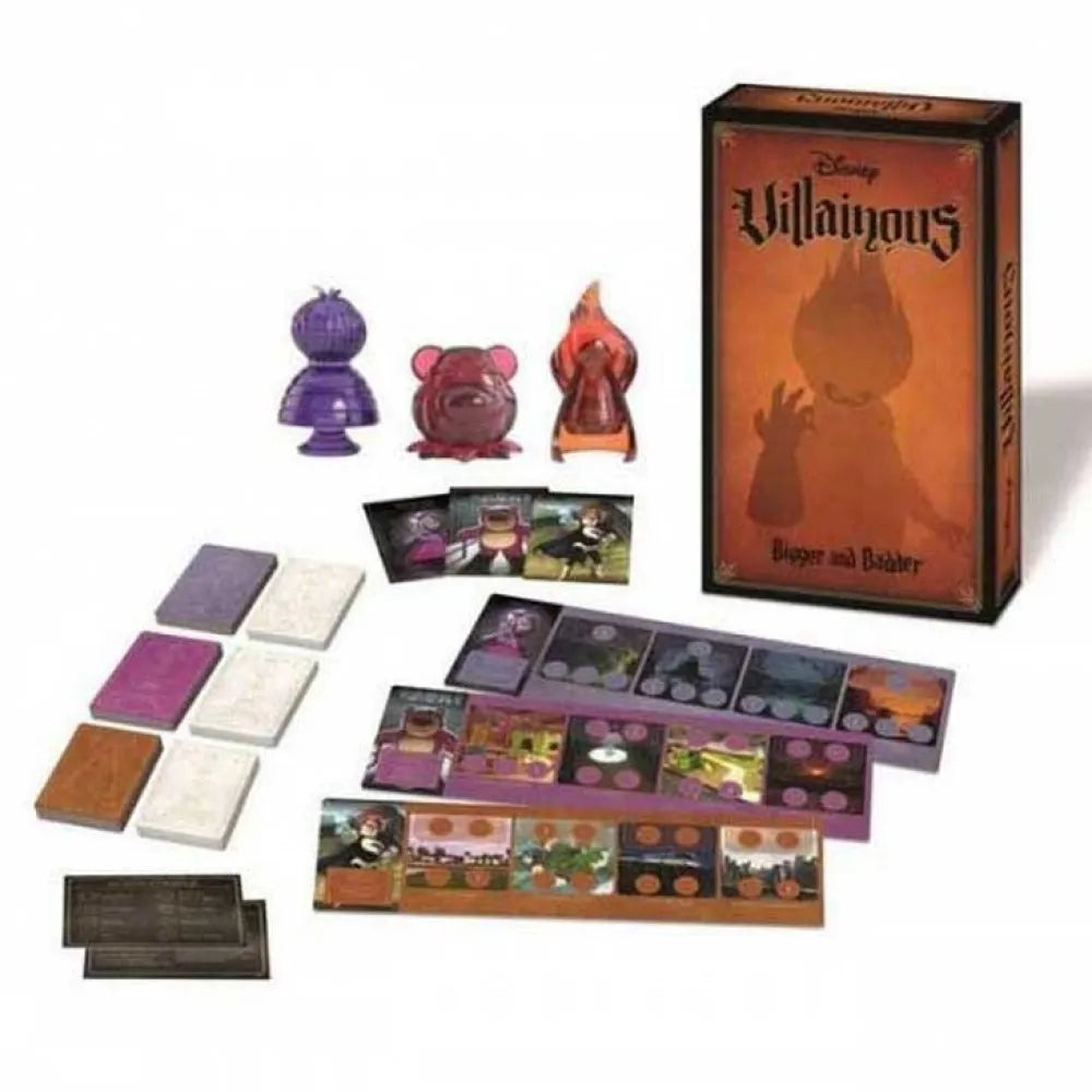 Ravensburger Disney Villainous Bigger & Badder board game spanish