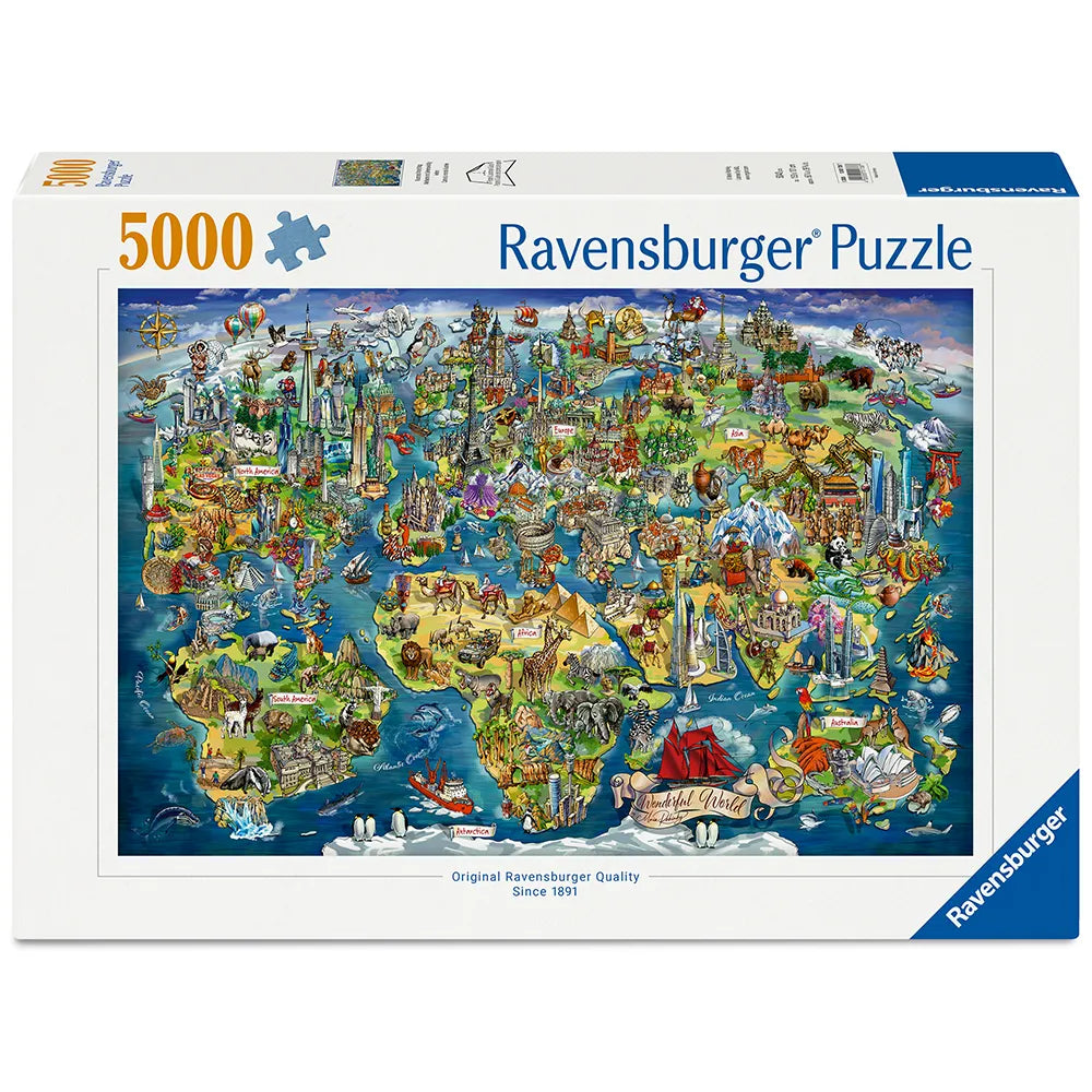 Ravensburger World Map 5000p (12001738) puzzle