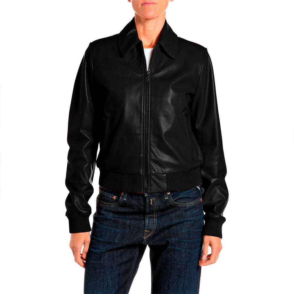 Replay W07OA.000.72463 leather jacket