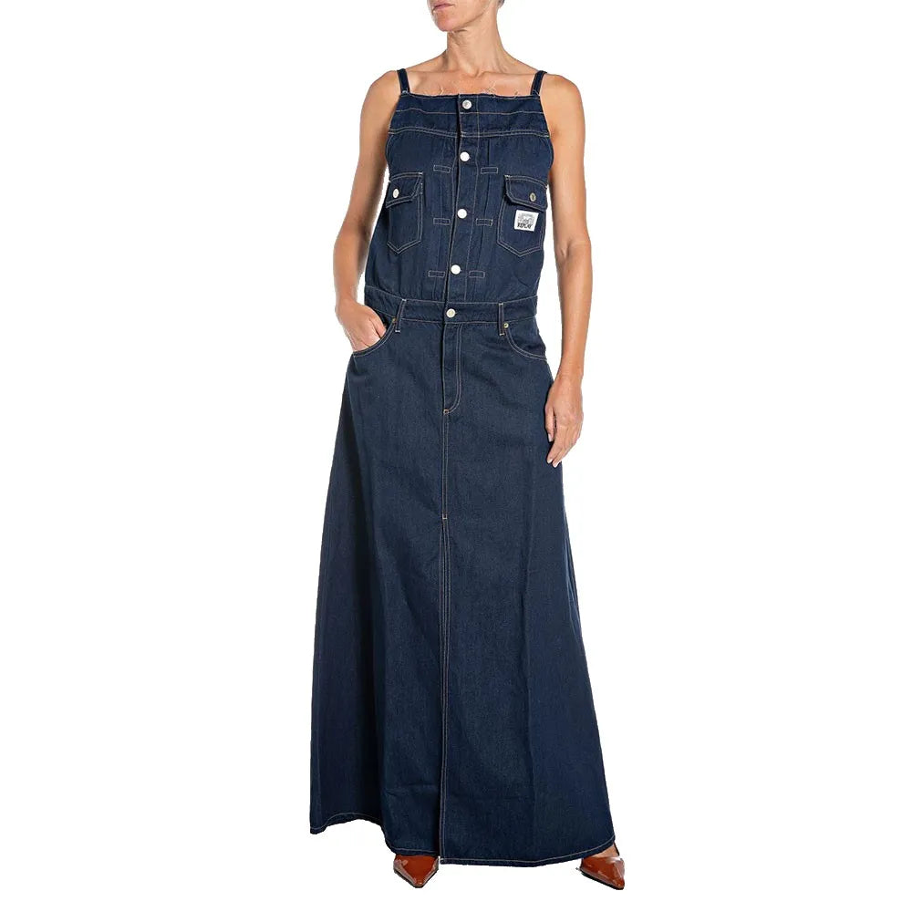 Replay W9577 .000.246 181 sleeveless long dress