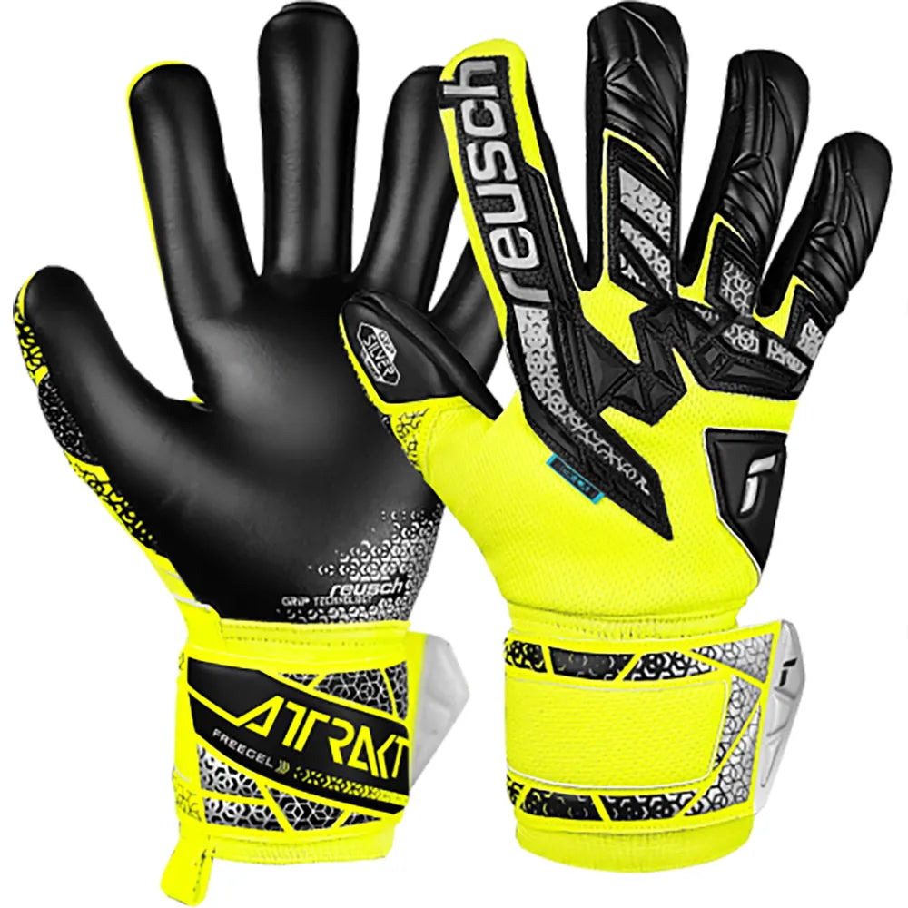 Reusch Attrakt Freegel Silver goalkeeper gloves
