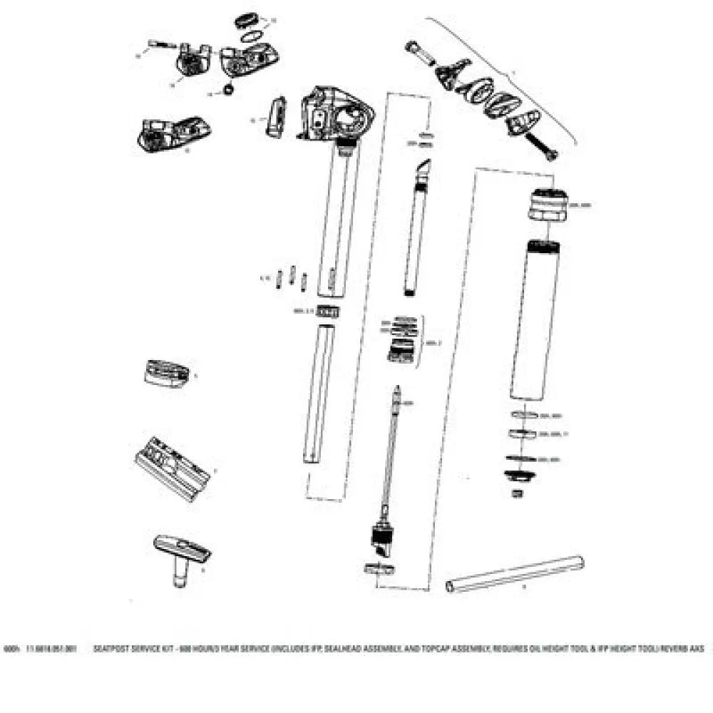 RockShox 600 Hours Reverb AXS Clamp service kit